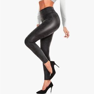 High-Waisted Tummy Control Black Leggings